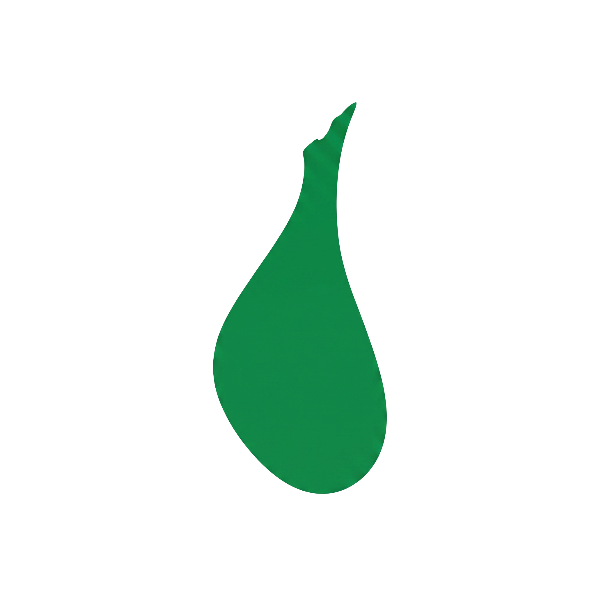 Green ink drop